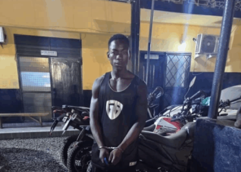 Man arrested for receiving suspected narcotics concealed in cassava sacks 